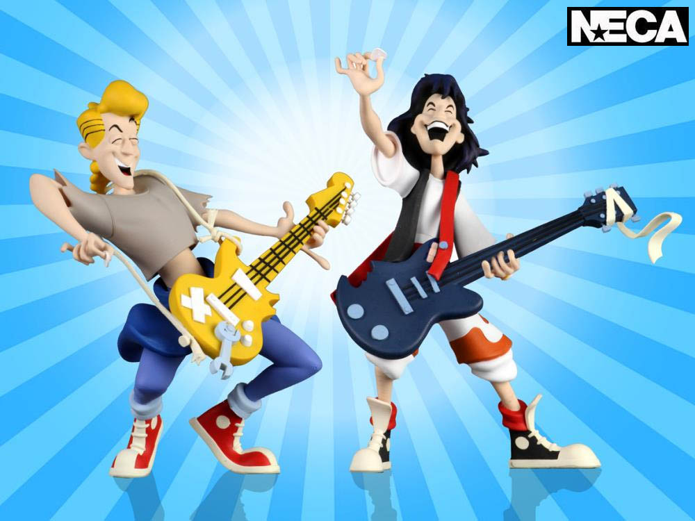 Neca Toony Classics Bill and Ted Wild Stallyns Figure Two Pack